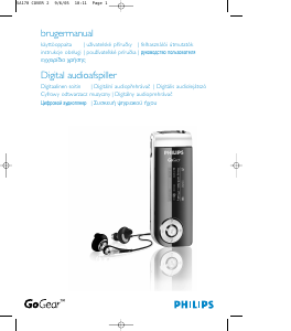 Brugsanvisning Philips SA174 GoGear Mp3 afspiller