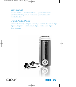 Manual Philips SA174 GoGear Leitor Mp3