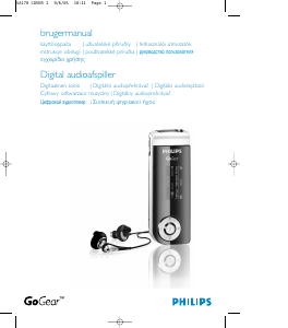 Manual Philips SA174 GoGear Mp3 Player
