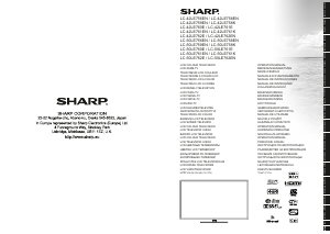 Manual Sharp LC-50LE758K Televizor LCD