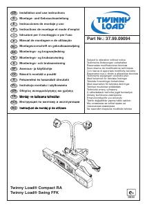 Manual de uso Twinny Load Swing FFK 2011 Porta bicicleta