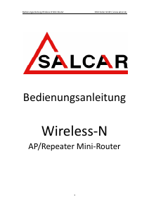 Bedienungsanleitung Salcar Wireless-N Range extender