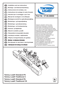 كتيب حاملة دراجة Traditional C Twinny Load