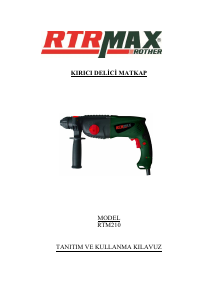 Kullanım kılavuzu RTRMax RTM210 Kırıcı delici