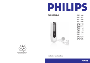 Kasutusjuhend Philips SA2105 Mp3-mängija