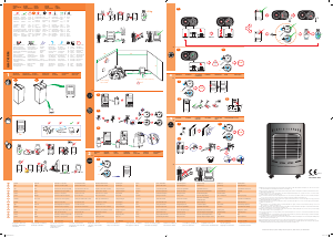 Manual de uso Qlima GH741RM Calefactor