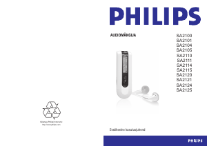 Kasutusjuhend Philips SA2121 Mp3-mängija