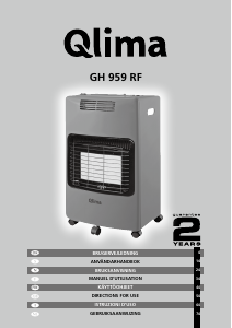 Käyttöohje Qlima GH959RF Lämmitin