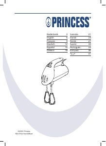 Manual de uso Princess 222201 Nice Price Batidora de varillas