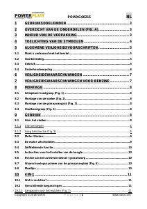 Handleiding Powerplus POWXG60215 Grasmaaier