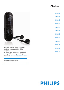 Használati útmutató Philips SA2620 GoGear MP3-lejátszó