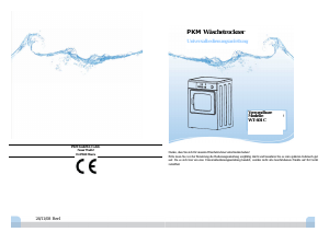 Bedienungsanleitung PKM WT-601 C Trockner
