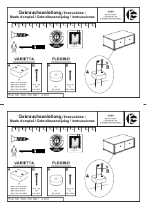 Mode d’emploi Paidi Varietta Commode