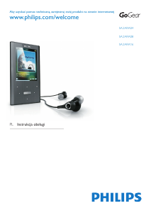 Instrukcja Philips SA2ARA04K GoGear Odtwarzacz Mp3