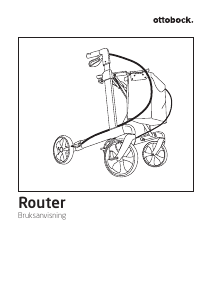 Bruksanvisning Ottobock Router Rollator