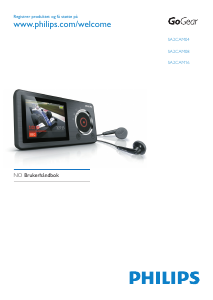 Bruksanvisning Philips SA2CAM04K GoGear MP3-spiller