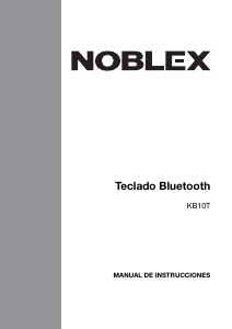 Manual de uso Noblex KB10T Teclado