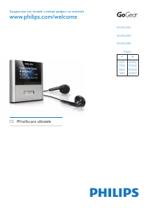 Manuál Philips SA2RGA02PN GoGear Přehrávač MP3