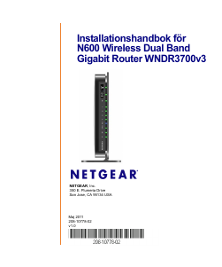 Bruksanvisning Netgear WNDR3700v3 Router