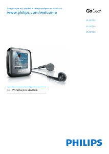 Manuál Philips SA2SPK02S GoGear Přehrávač MP3