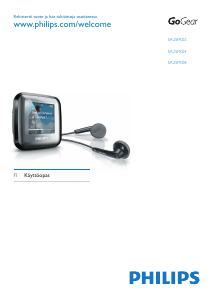 Käyttöohje Philips SA2SPK02S GoGear MP3-soitin