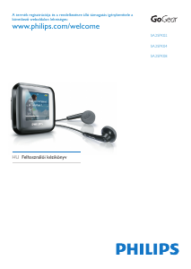 Használati útmutató Philips SA2SPK02S GoGear MP3-lejátszó