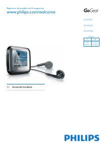 Bruksanvisning Philips SA2SPK02SN GoGear Mp3 spelare