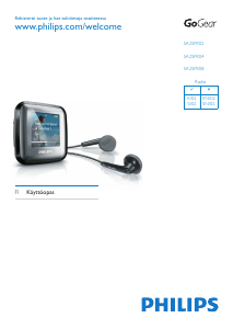 Käyttöohje Philips SA2SPK02SN GoGear MP3-soitin