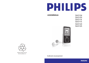 Kasutusjuhend Philips SA3104 Mp3-mängija