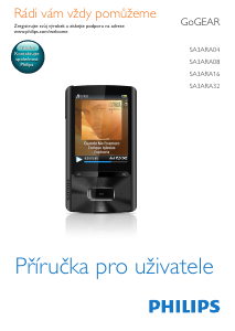 Manuál Philips SA3ARA04K GoGear Přehrávač MP3