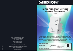 Bedienungsanleitung Medion P89137 (MD 86738) Range extender