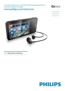 Használati útmutató Philips SA3CNT08K GoGear MP3-lejátszó