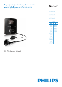 Manuál Philips SA3RGA02KN GoGear Přehrávač MP3