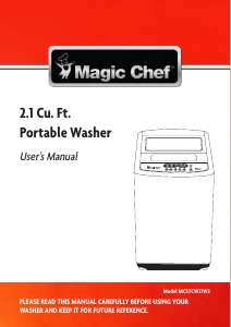 Handleiding Magic Chef MCSTCW21W2 Wasmachine