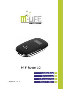 Instrukcja M-Life ML0670 Router