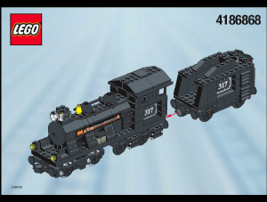 Manual de uso Lego set 4535 Trains Tren de lujo