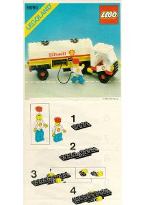 Manual Lego set 6695 Town Shell tanker truck