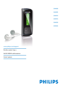 Használati útmutató Philips SA4005 MP3-lejátszó