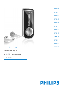 Használati útmutató Philips SA4101 MP3-lejátszó