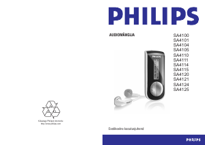 Kasutusjuhend Philips SA4101 Mp3-mängija