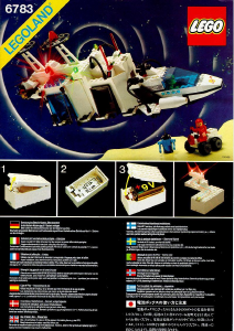 Manual de uso Lego set 6783 Space Sonar transmitting cruiser