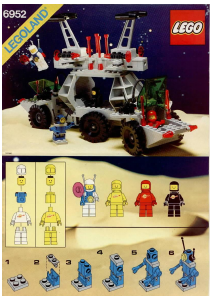 Manual de uso Lego set 6952 Space Solar power transporter