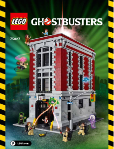 Kullanım kılavuzu Lego set 75827 Ghostbusters İtfaiye merkezi