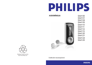 Kasutusjuhend Philips SA4120 Mp3-mängija