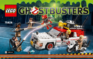 Bruksanvisning Lego set 75828 Ghostbusters Ecto-1 + 2