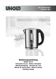 Manual Unold 18716 Blitzkocher Cylinder Big Kettle