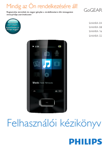 Használati útmutató Philips SA4ARA04KF GoGear MP3-lejátszó