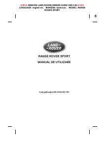 Manual Land Rover Range Rover Sport (2014)