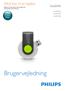 Brugsanvisning Philips SA4DOT02BN GoGear Mp3 afspiller