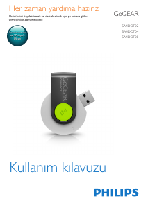 Kullanım kılavuzu Philips SA4DOT02BN GoGear Mp3 çalar